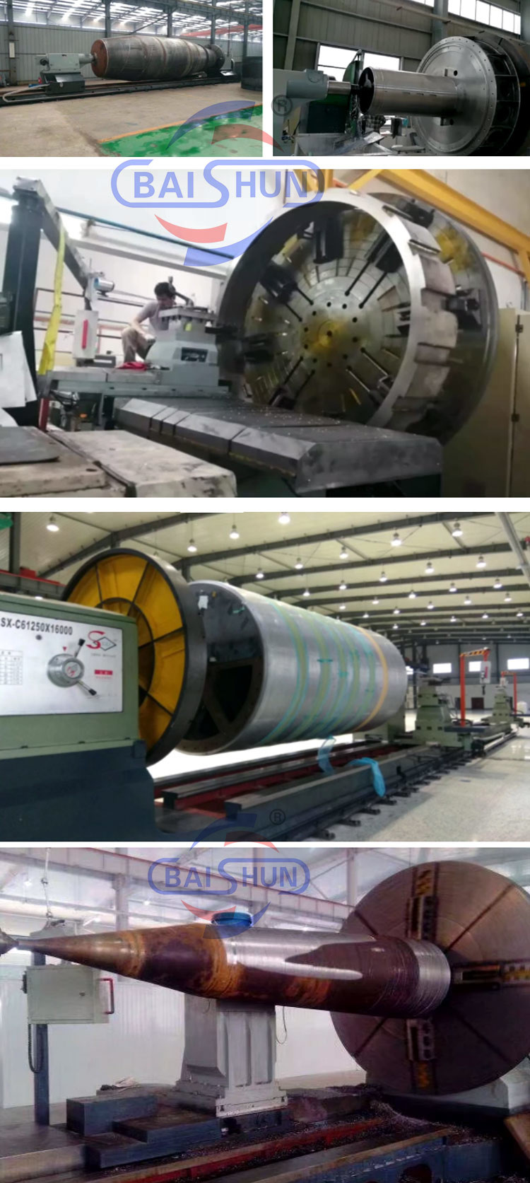 Floor-Mounted Lathe For Turning Flanges Heavy Flange Turning Lathe Horizontal