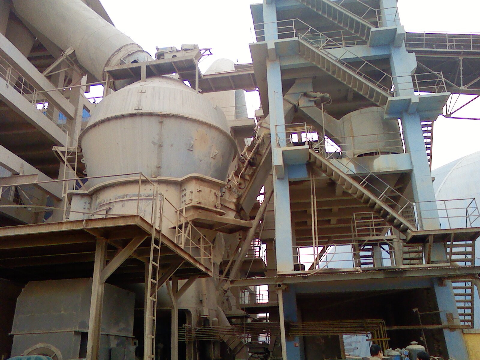 Civil Construction Particle 1μM 50T/H Vertical Roller Mill