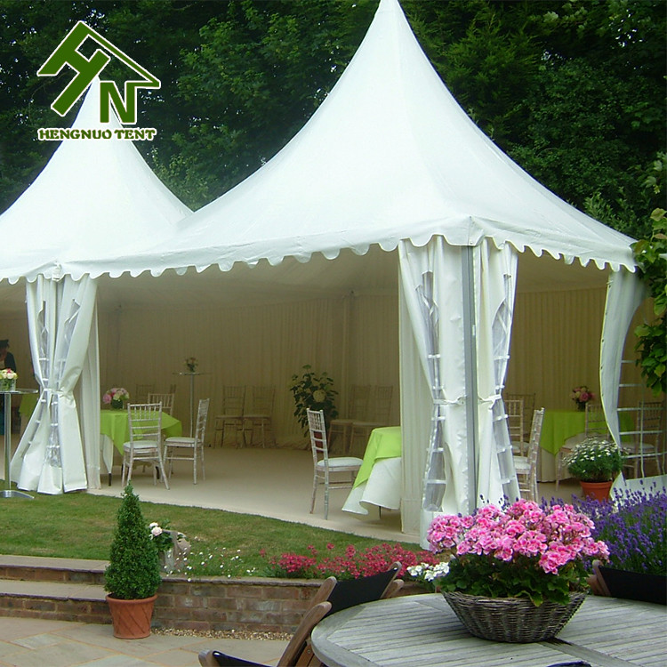 White Outdoor Pagoda Event Tent Church Waterproof PVC Fabric