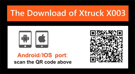 2024 Xtruck X003 Multi-brand Supports for vo-lvo/Cum-mins Recognition Fault Code Reading Automatic Truck Diagnostic Tool
