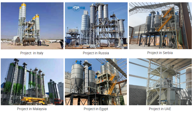 dry mortar mix batching plant