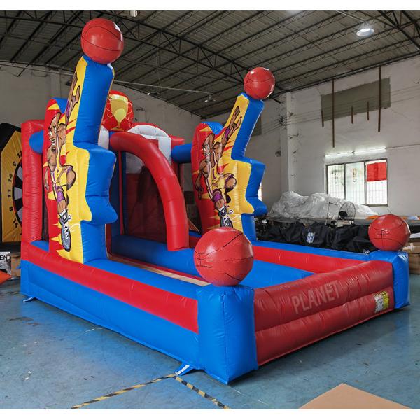 Commercial Inflatable Basketball Game Inflatable Basketball Target Shooting PVC