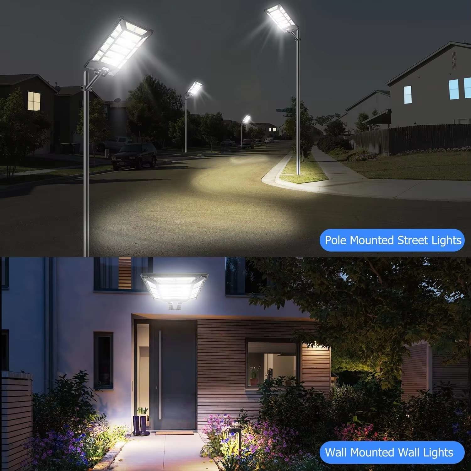 Solar Outdoor Garden Lamps Ultra-bright Human-sensing Integrated Waterproof Engineering Street Light