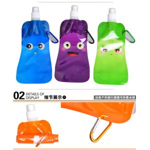 Stand up pouch with spout for water , folding spout pouch portable spout pouch