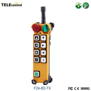 A24-8D 8 dual double speed push buttons radio remote control system F24-8D-TX