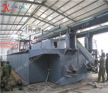 Discharge Distance 2000m Hydraulic Sand Dredger Vessel Mining