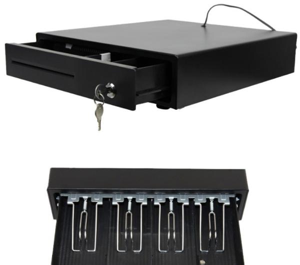 Five Grid Cash Notes and Coins Slots Cash Drawer for Supermarket Food Store