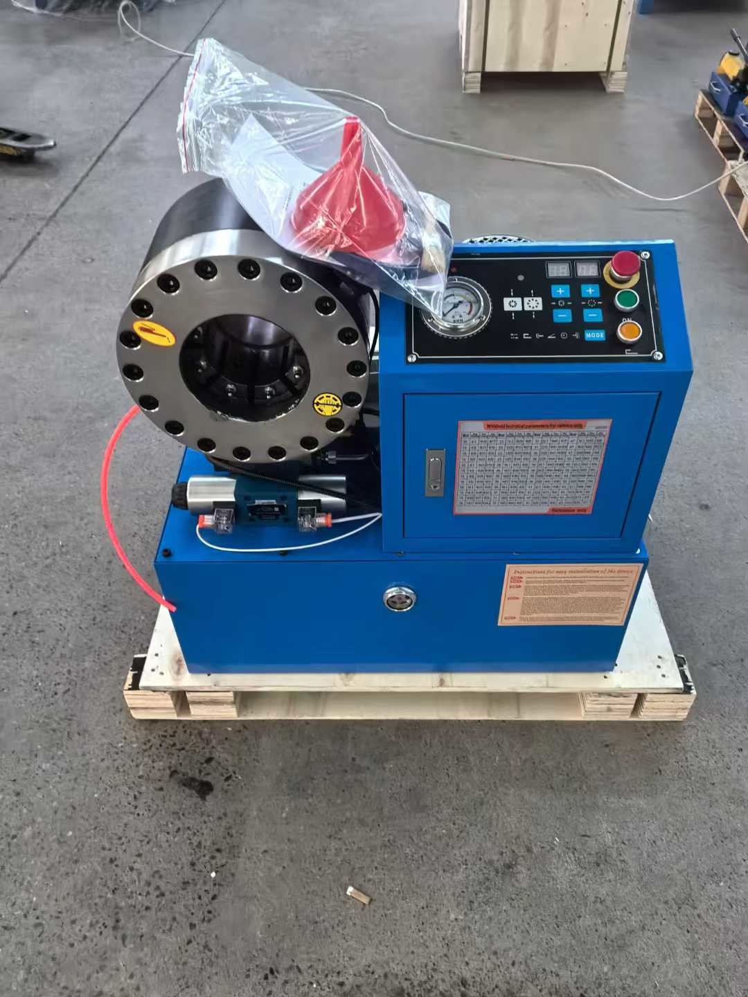 PLC / Digital / Button Control System 2 Inch 10 Dies DX68 Hose Crimping Machine Hose Crimper High Efficiency