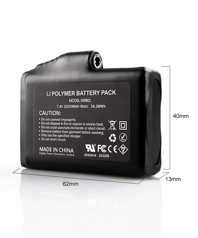 Lithium Ion Energy Storage Battery Pack Heated Battery Accessories