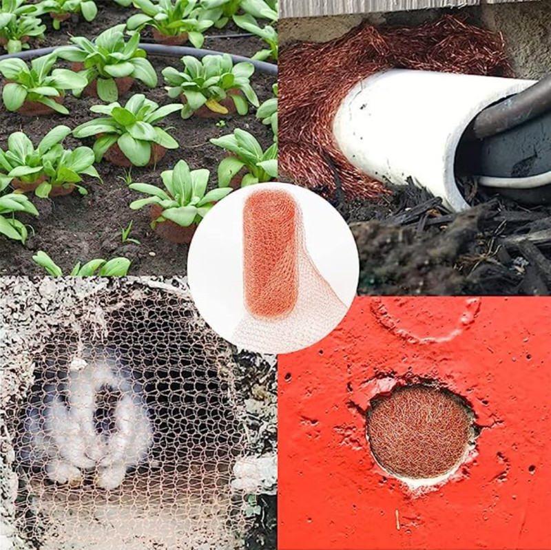 0.17mm Red Copper Blocker Pest Stopper Low Temperature Resistant