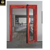 Buy cheap Red Black Aluminium Glass Hinged Door Aluminium Bi Fold Doors ODM from wholesalers