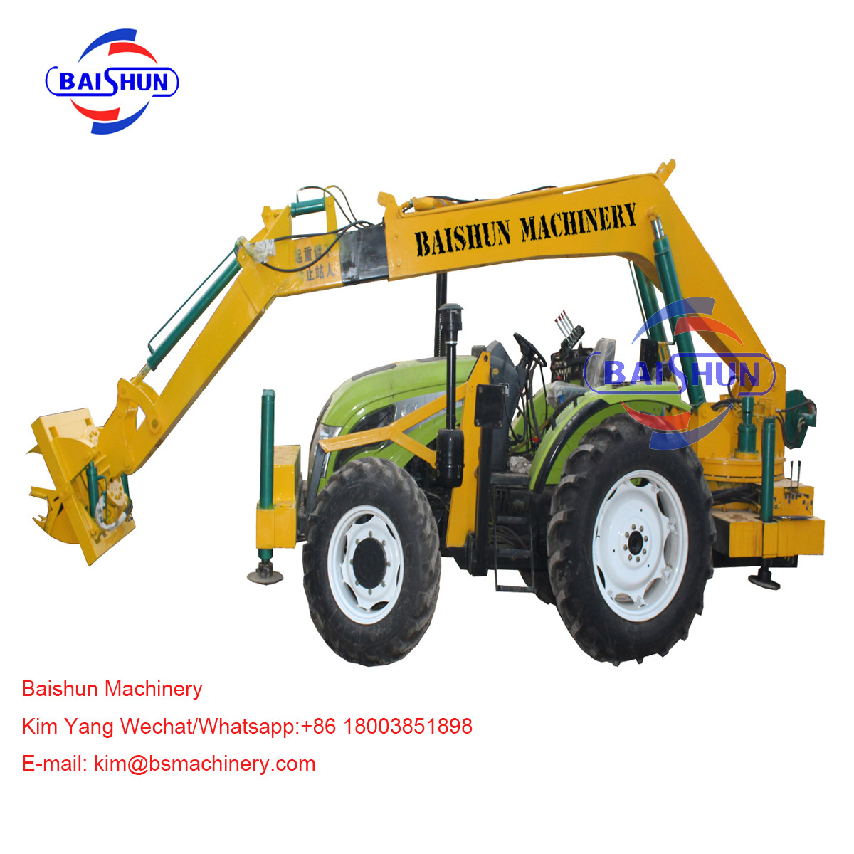 Digging And Drilling Pole Erection Machine For Solar Power System 100-2000MM
