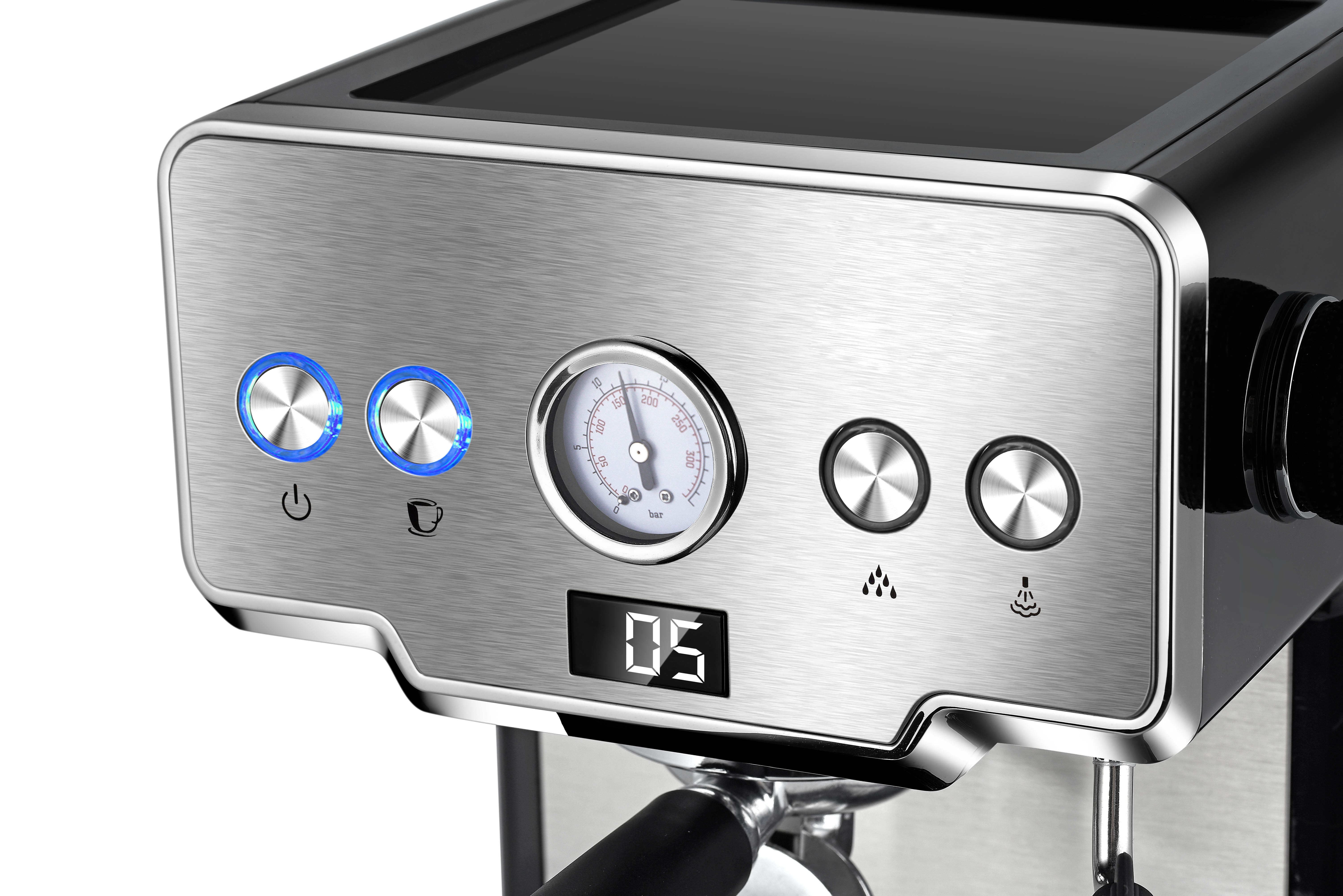 Plastic Home Cappuccino Maker 1.7L CRM3605A Domestic Coffee Machine
