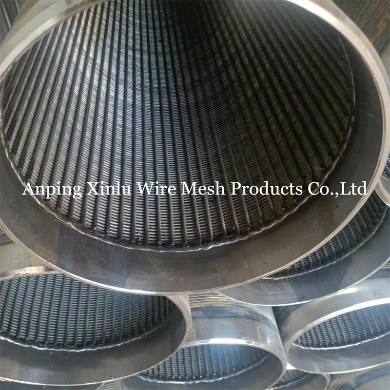 Low Carbon Galvanized V Wire Wrapped Johnson Screen Pipe Φ5.5mm Round Support Rods Q235 Professional