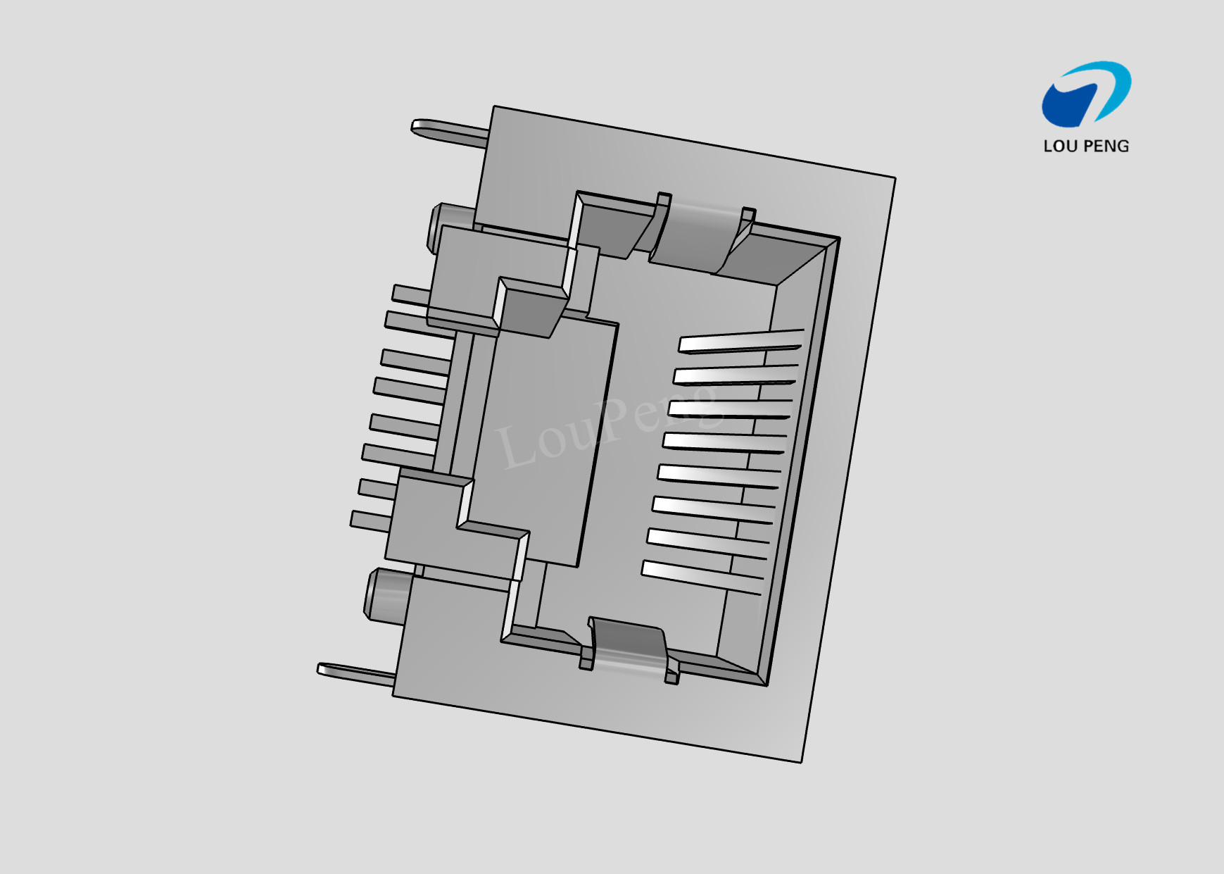 RJ45 Connectors, RJ45, Single Port, Port Matrix Configuration 1 x 1, RJ Type Jacks & Plugs