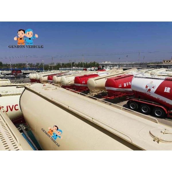 3 Axles Large Capacity Bulk Cement Tank Semi Trailer for Sale Export to South