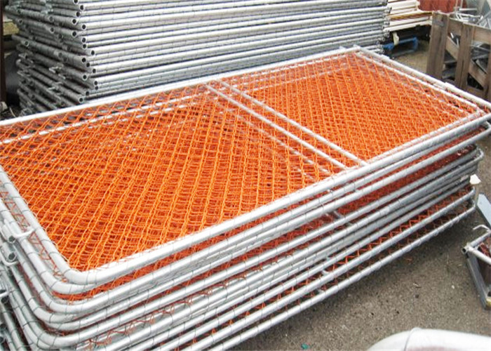 PVC Coated steel plate Chain Link Crowd Barrier Fencing