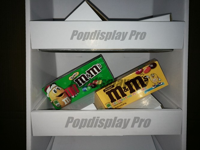 Heavy Duty Cardboard POP Displays 1 Header False Base For Wine Holding