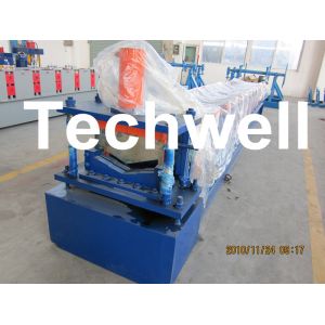 Ridge Flashing / Ridge Valley Roll Forming Machine For High Grade 45# Forge