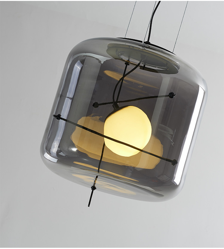 Postmodern Pendant Lamps glass ball lamp Restaurant coffee Bar Plot Pendant Light(WH-GP-132)