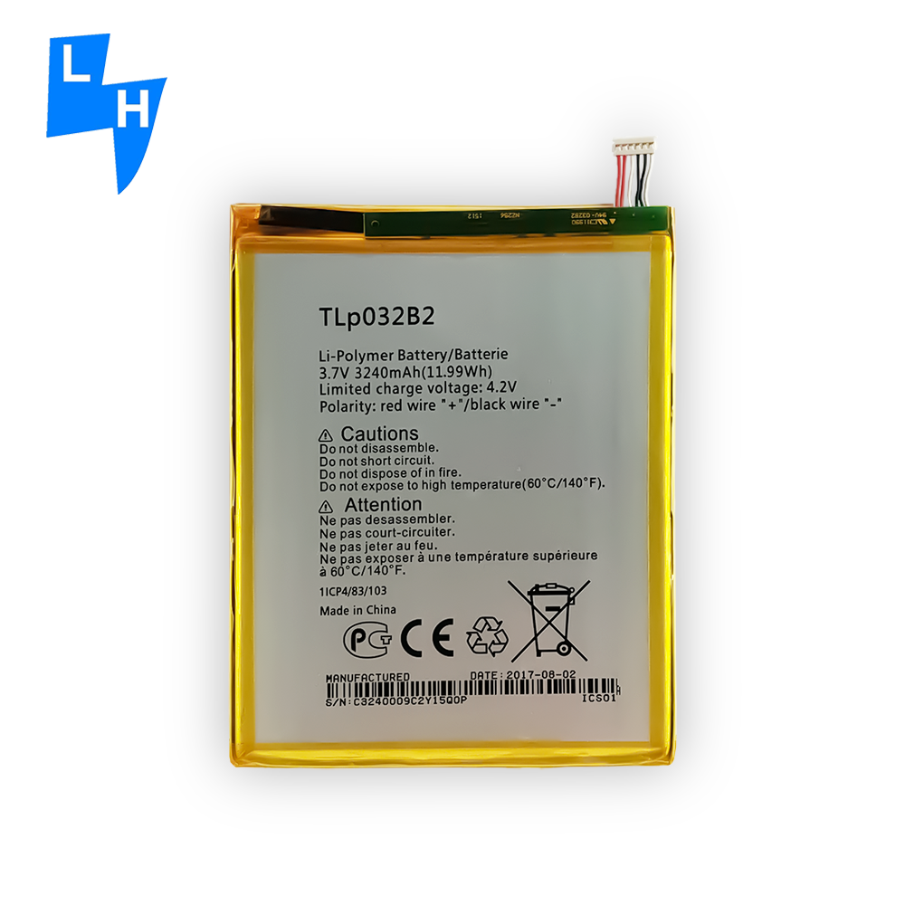 White TLP030B2 3240mAh Mobile Phone Battery for Alcatel Pop 7 Pop 7S Pop 7 LTE Pixi 8