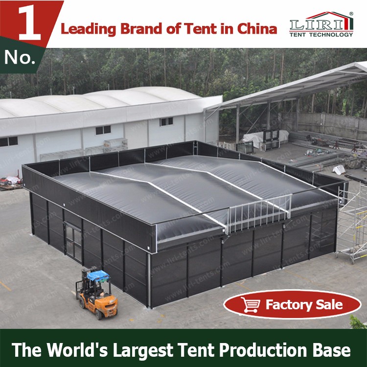 black thermo roof cube tent (4)
