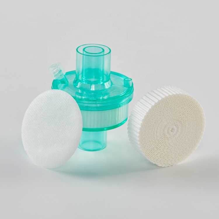 Bacterial Viral HME Electrostatic Filters Paper Air Cut Heat And Moisture Exchanger