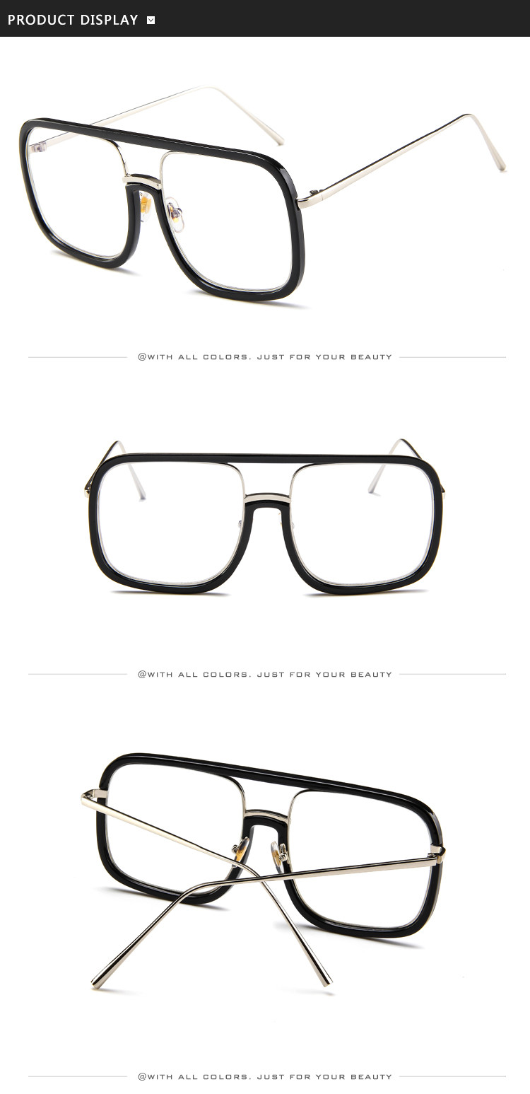 BSCI 135MM Big Square Mens Sunglasses Frame Polarized Promotion Sunglasses