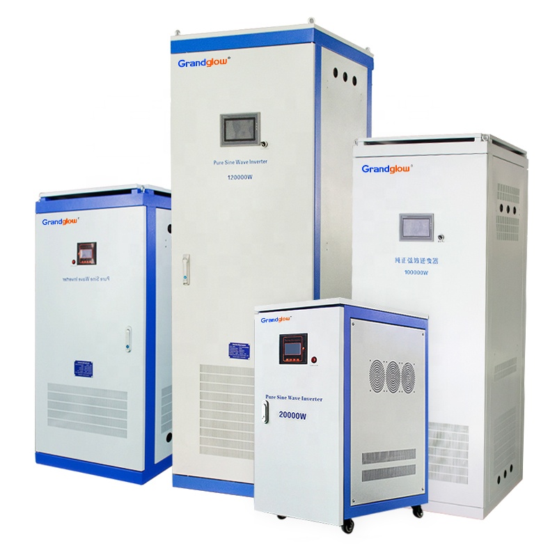 Off Grid dc to ac inverter 3 phase 100kw solar inverter power, cabinet off grid inverter