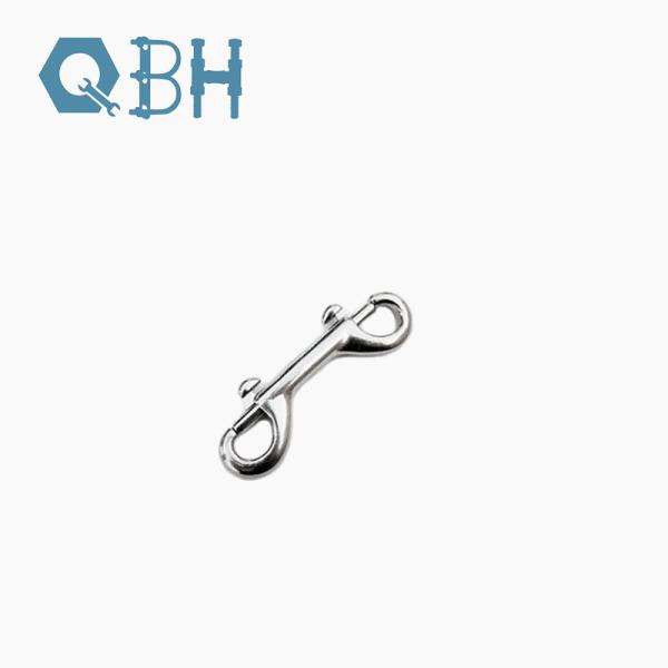 Stainless Steel 304 Double End Bolt Clips 100mm Heavy Duty Snap Hook For Pet