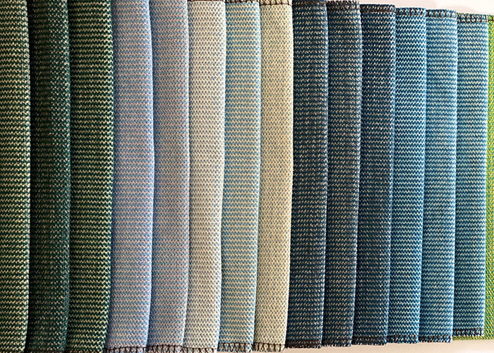 250gsm Textured Chenille Upholstery Fabric Yarn Dyed Sofa Textile