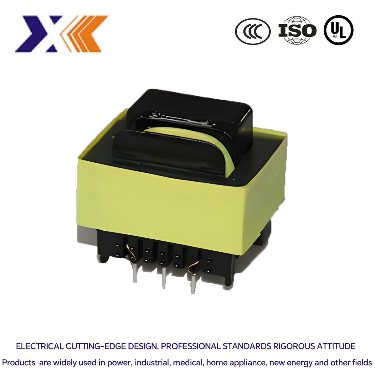 Energy Ei Series Power Transformer Low and High Frequency EI Transformer For Pcb Board