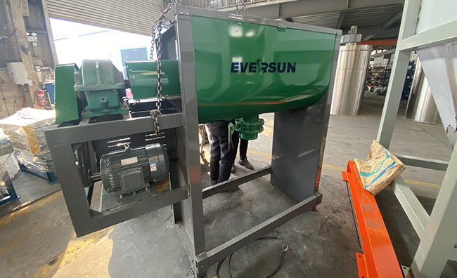 Food Grade 200kg Horizontal Feed Ribbon Blender Ribbon Mixer With Heating