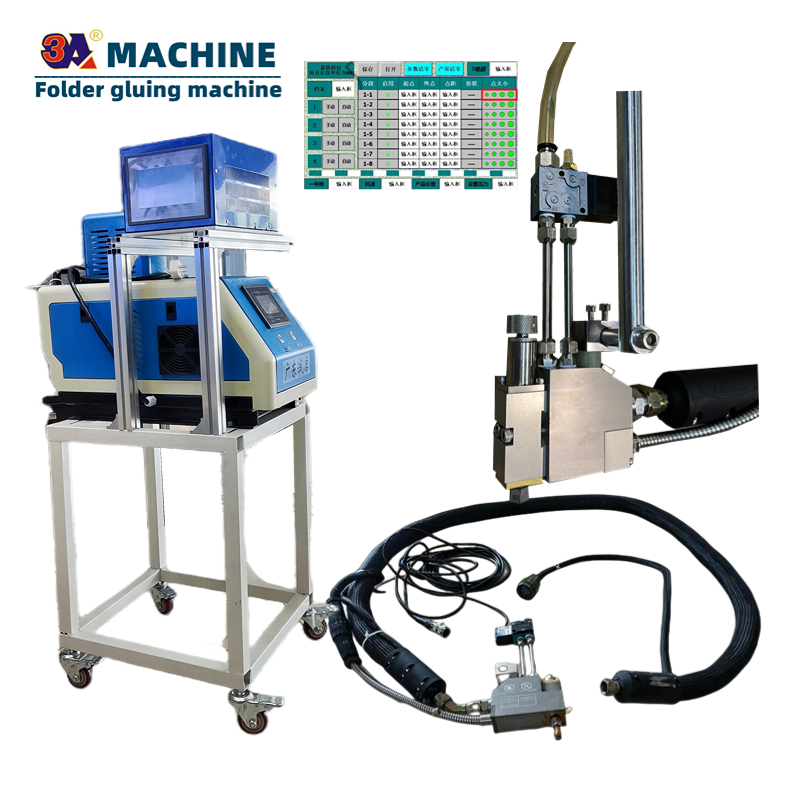 1600 KG Capacity CQT2400 Semi Automatic Folder Gluer for Corrugated Box Gluing Machine
