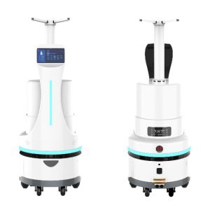 1024X600 Disinfectant Spray Robot 7 Inches Remote Uv Sanitizing Robot