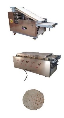 25-35 cm Diameter Silver Tortilla Making with Automatic Commercial Tortilla Machine in Bulk