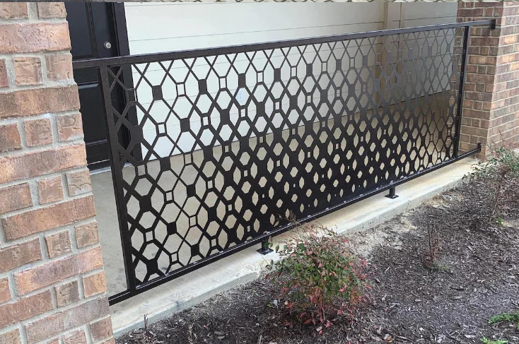 Household Aluminum Perforated Metal Sheet Fence 6ft Punching Plate Guardrail