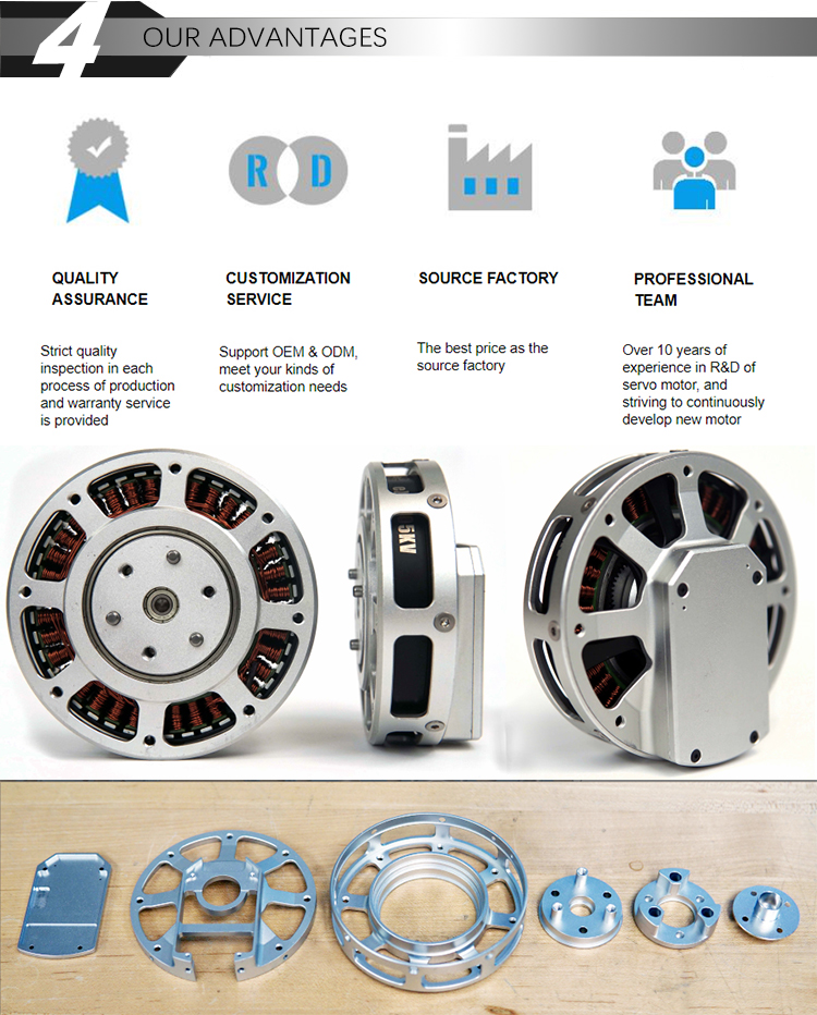 Faradyi customized Low Speed High Torque 24V DC Brushless Reduction Planetary Gear Motor For Mechanical Wheel Chair