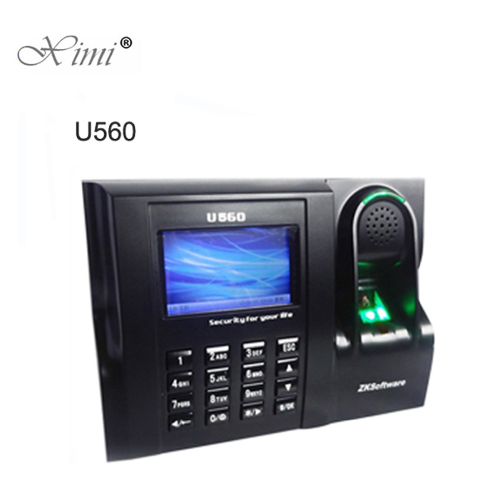 ZK U560 Linux System Biometric Fingerprint Time Attendance And Time Clock With IC Card Time Attendance Recorder