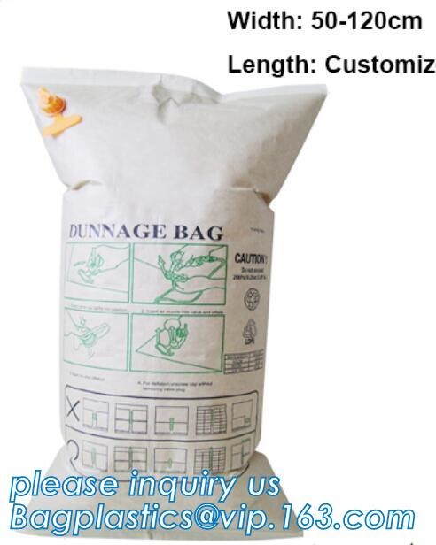 Inflatable Air Filled Pillow Dunnage Bag for Container, carton filling air pillow bag, Container Dunnage Air Pillow Bag