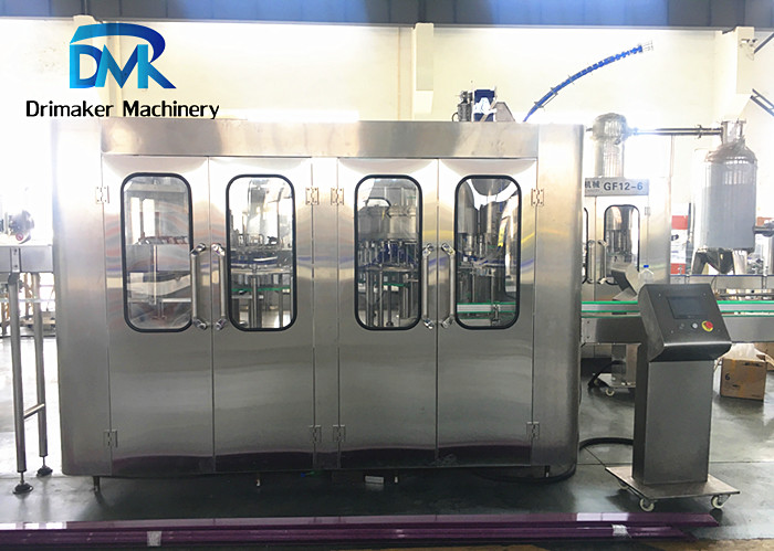 5000BPH 3 In 1 Filling Machine Carbonated Drink PLC Controlled