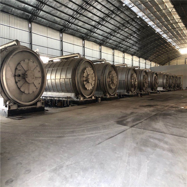 15.5kw Rotary Type Recycle Convert Waste Tires and Plastic to Fuel Oil Pyrolysis Machines