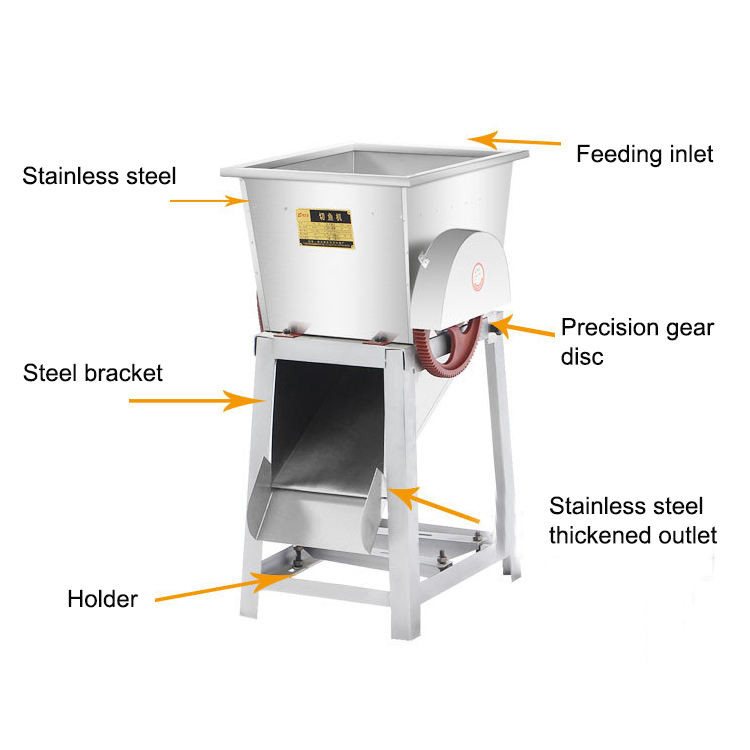 High Yield Fish Slice Cutting Machine 60 Kg Fresh Fish Cutting Machine