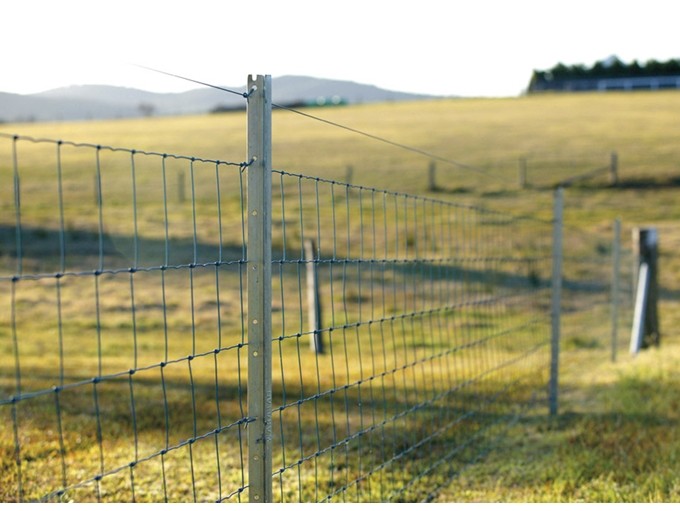 164 ft Galvanized Iron Wire Mesh Fence Field Wild Animal Garden Fencing Roll