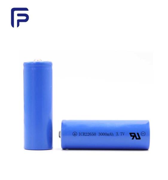 22650C Flash Light Lithium Ion Battery Cells 3000mAh 3.7V CE UN38.3 ROHS