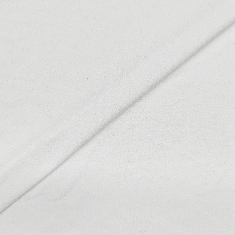 Plain Dyed Knitted Two Side Fabric 88% Polyester 12% Spandex Material Peach DTY Jersey Fabric for T-shirt