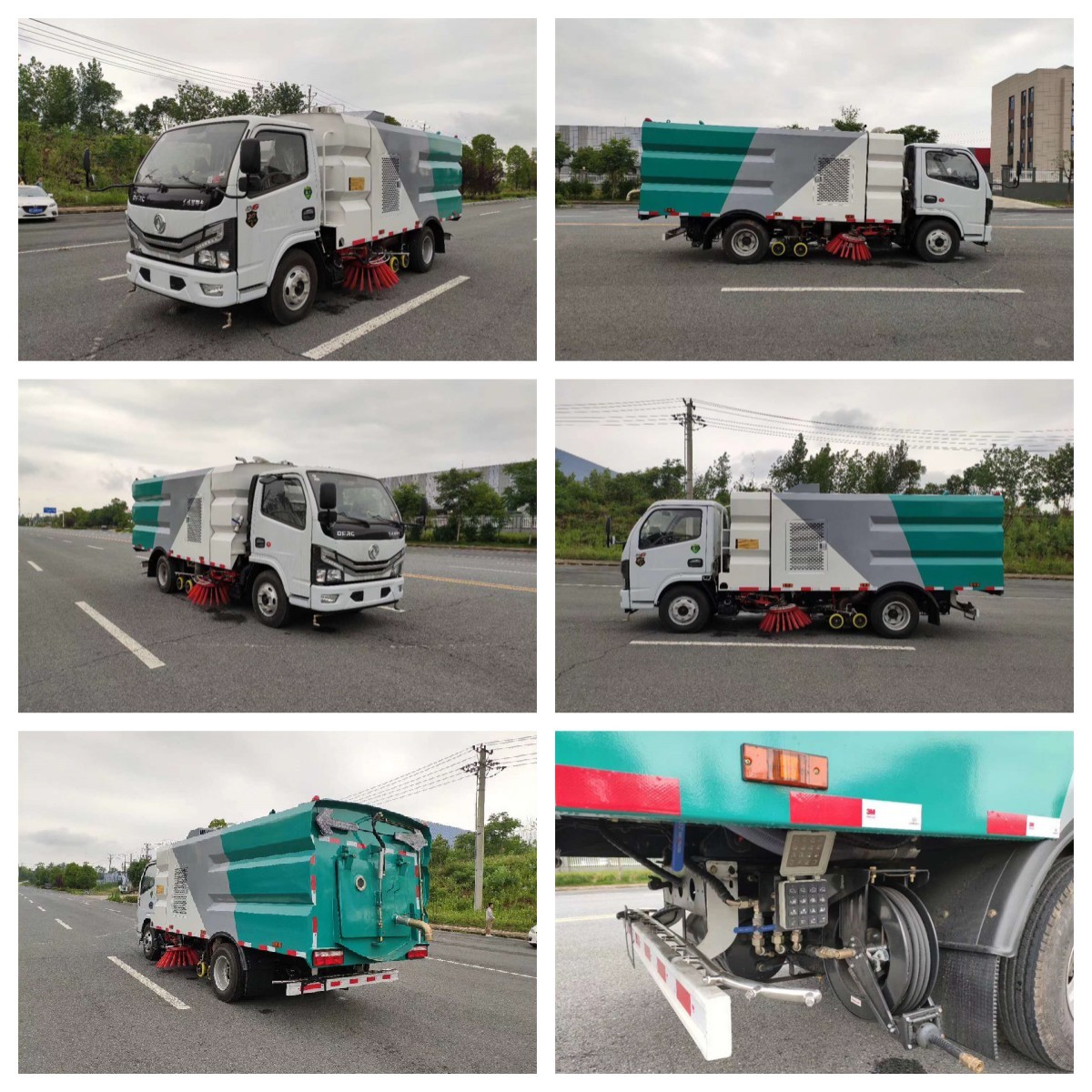 Max Speed 100 Km/H Eu 3 Street Sweeper Truck For Oil Stain Cleaning