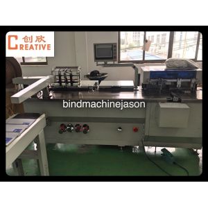 Automatic wire closing machine with hole punching function PBW580 for calendar