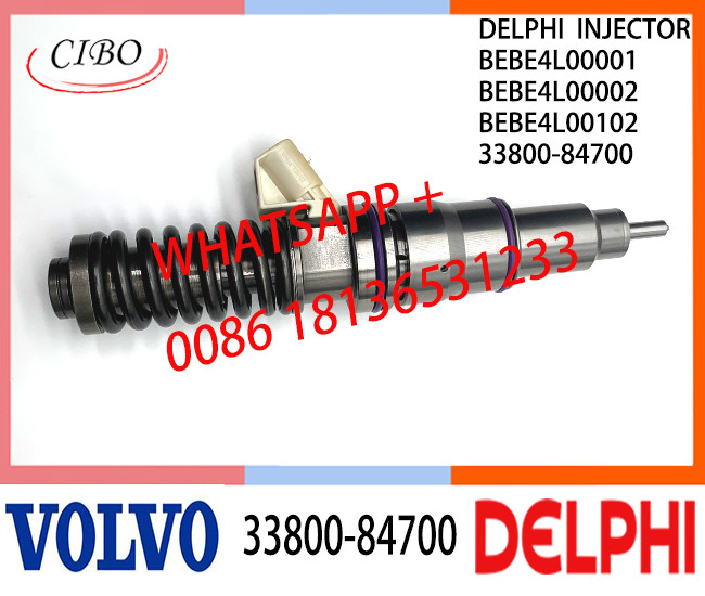 Fuel engine Diesel Injector 33800-84700 BEBE4L00001 BEBE4L00002 BEBE4L00102 E3.5 for HYUNDAI L ENGINE WITH EGR