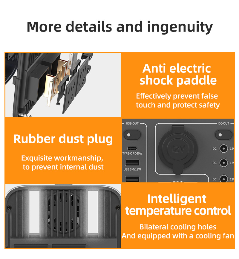 Emergency 600w Portable Solar Power Generator PWM Controller